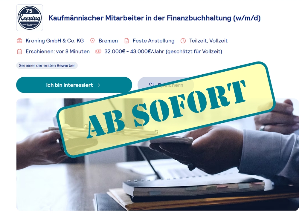 Ausschreibung Finanzbuchhaltung